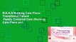 R.E.A.D Nursing Care Plans: Transitional Patient   Family Centered Care (Nursing Care Plans and