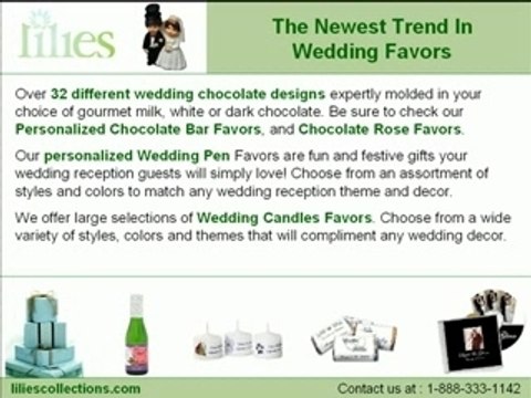 Unique Wedding & Bridal Shower Favor - Lilies Collections