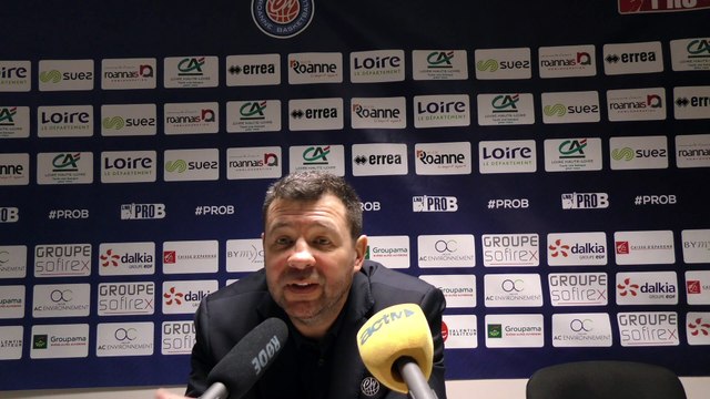 2018/19 Réactions Roanne après Chorale - Saint-Chamond (78-66, ProB J25)