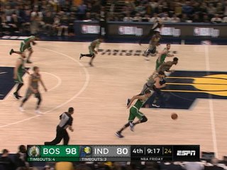 Tải video: Tatum steals and dunks as Celtics crush Pacers