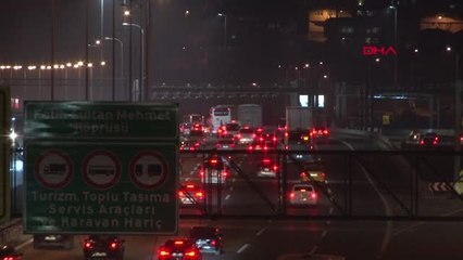 3'üncü Köprünün Kapanmasıyla Otobüs ve Tır'lar Fsm'den Geçiyor