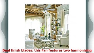 Prominence Home 5059101 Lanie Traditional Ceiling Fan 52 Chilled GrayChocolate Maple