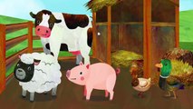 Finger Family Farm Animals (2D) | CoCoMelon Nursery Rhymes & Kids Songs