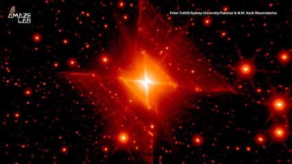 Discover the Red Square Nebula: A Nearly Perfectly Symmetrical Cosmic Wonder ✨