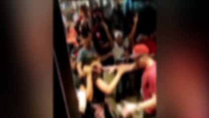 Vídeo mostra briga generalizada em tabacaria na Av. Brasil