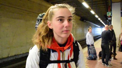 Adélaïde Charlier s'exprime sur son voyage vers la Grèce en train et en bateau