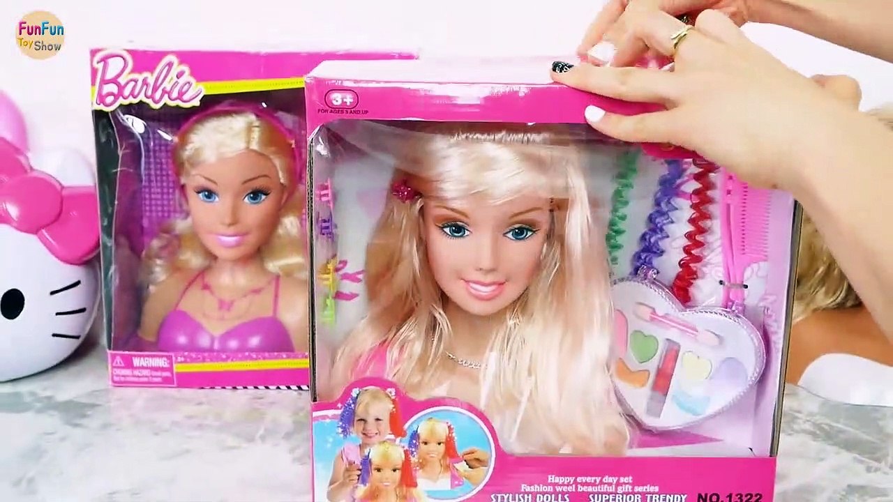 Nouvelle Barbie Tête à coiffer de Poupées Jouet Bijoux Collier Accessoires Cosmétiques Boneka kepala Barbie Boneca