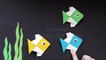 Origami Fisch basteln mit Papier - Origami für Kinder & Anfänger - Einfache DIY Bastelideen