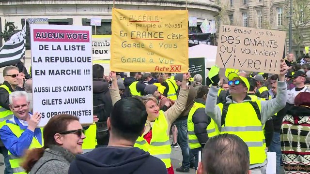 Acte 21 des Gilets Jaunes: Rassemblement à République