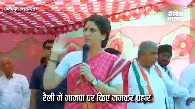 प्रियंका गांधी का रोड शो