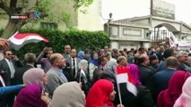 مسيرة ضخمة لمعلمى مصر تأييدا للتعديلات الدستورية