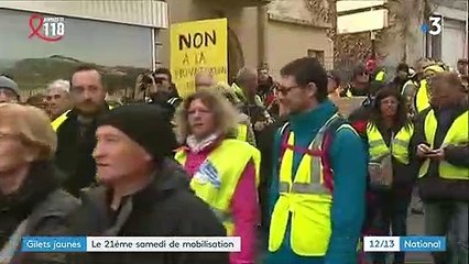"Gilets jaunes" : l'acte 21 marqué par de nombreuses zones interdites