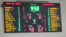 Spor Bursaspor Basketbol'un Manisa'da Şampiyonluk Coşkusu