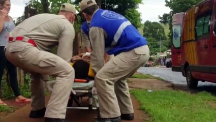 Rapaz de 29 anos é socorrido no Jardim Melissa