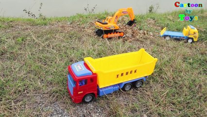 Toy Story 5 - Vehice Accident, Truck Rescue, Excavator Crane Work