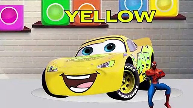 Arabalar Şimşek Mcqueen Renkleri Öğretiyor, Şimşek Mekkuin ve Arkadaşları, Süper Kahramanlar Disney Cars Mcqueen Learn Colors with Magic Paint & Superhero Balls to Learning Color for Children