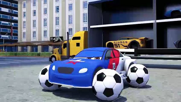 Mettre les boules à la place des roues, voiture de sport, apprendre des choses en anglais