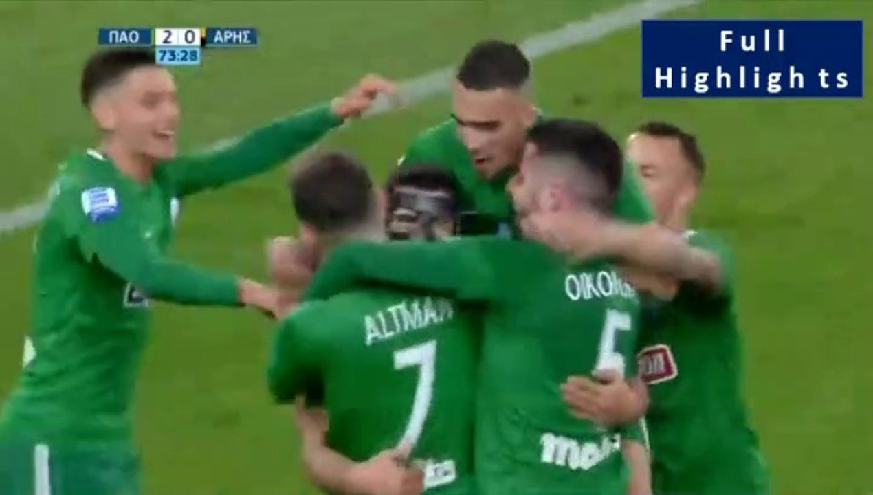 2-0 Emanuel Insúa Goal -Panathinaikos 2-0 Aris 06.04.2019 (Full Replay) [HD]