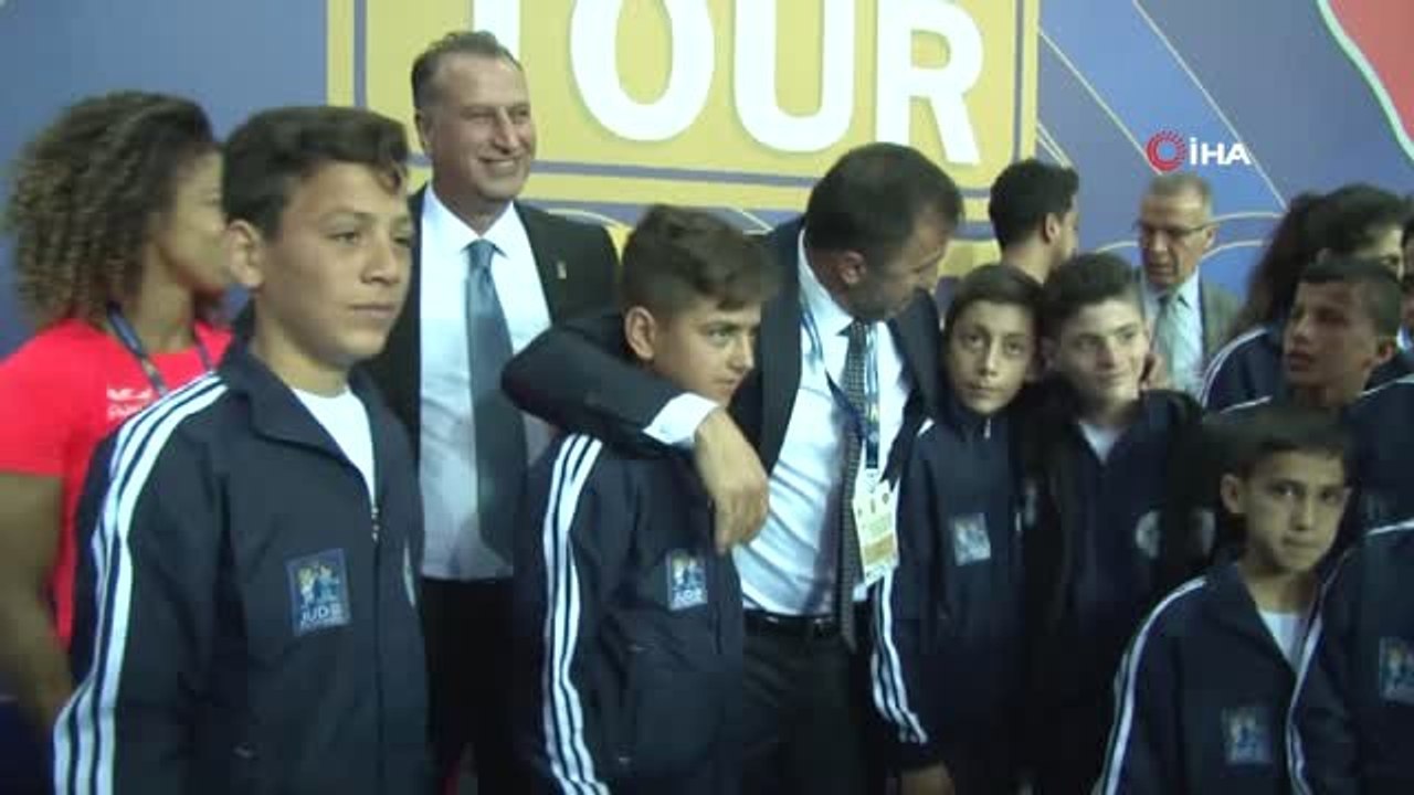 Suriyeli Çocuklar Judo Federasyonu Başkanı Huysuz ile Buluştu