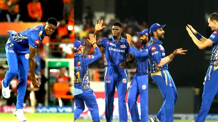 IPL 2019: Mumbai vs Hyderabad | அல்ஜாரியின் பந்து வீச்சால் மும்பை வெற்றி