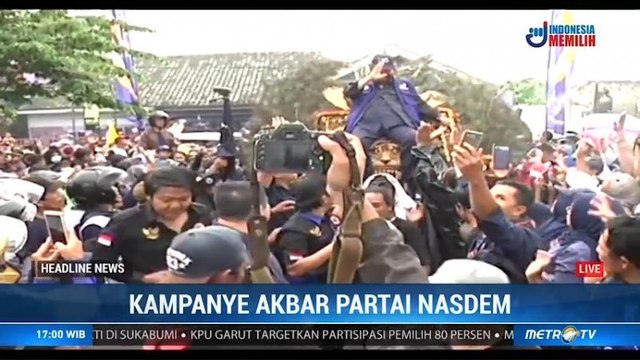 Surya Paloh Hadiri Kampanye Akbar NasDem di Malang
