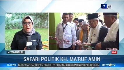 Download Video: Agenda Safari Politik KH Ma'ruf Amin di Banten