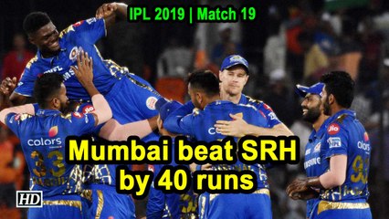 IPL 2019 | Match 19 | Alzarri Joseph's sixer hands Hyderabad 40-run defeat