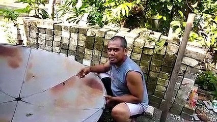 TIPS HILANGKAN KERAK MEMBANDEL PADA PLAT BERKARAT DI PARABOLA DISH SOLID