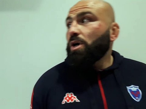 Mike Tadjer (FCG) après Grenoble - Stade Français