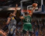 لقطة: كرة سلّة: سرقة مباغتة للكرة وسلّة ساحقة لتاتوم لاعب سيلتكس أمام بايسرز