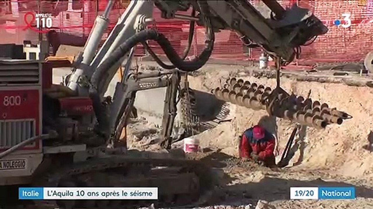 Italie : la difficile reconstruction de L'Aquila, dix ans après le séisme meurtrier