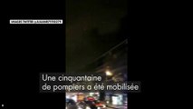 Violent incendie dans un immeuble du XIXe arrondissement de Paris, près de 80 pompiers mobilisés