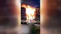 Paris'te bir binada şiddetli patlama