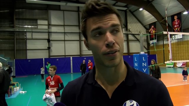 Gilles Gosselin coach Saint-Nazaire après la qualification contre Martigues Volley