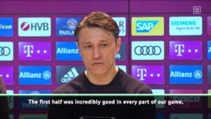 Bayern win due to 'impressive' first half - Kovac