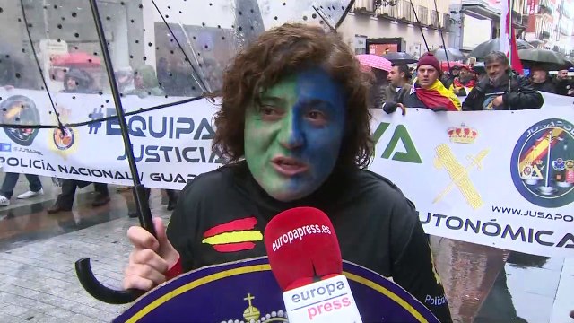 Policías y guardias civiles reivindican una equiparación salarial