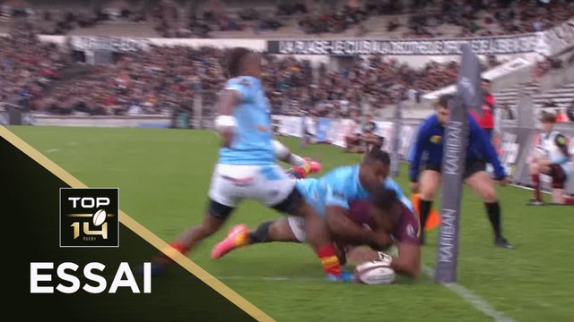 TOP 14 - Essai Seta TAMANIVALU (UBB) - Bordeaux-Bègles - Perpignan - J21 - Saison 2018/2019