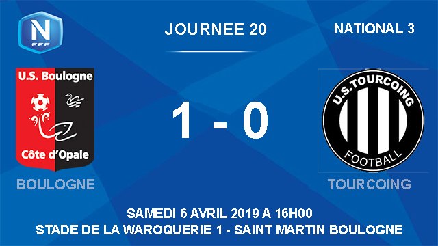 [NATIONAL 3] J20 Résumé USBCO - Tourcoing