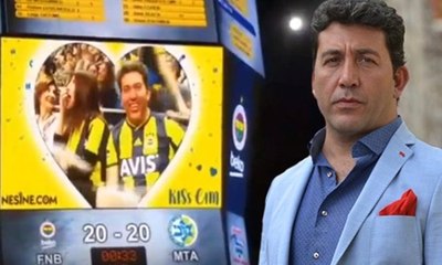 İyi Parti adayı Emre Kınay Kiss Cam'e yakalandı