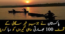 Pakistan releases 100 Indian fishermen