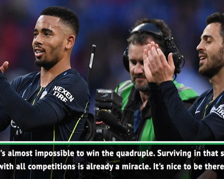 It's almost impossible to win the quadruple - Guardiola