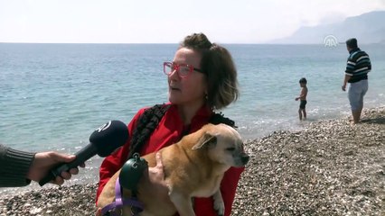 Antalya'da nisanda deniz keyfi