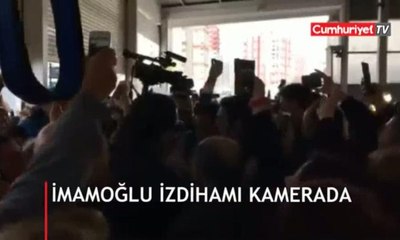 İmamoğlu izdiham yarattı