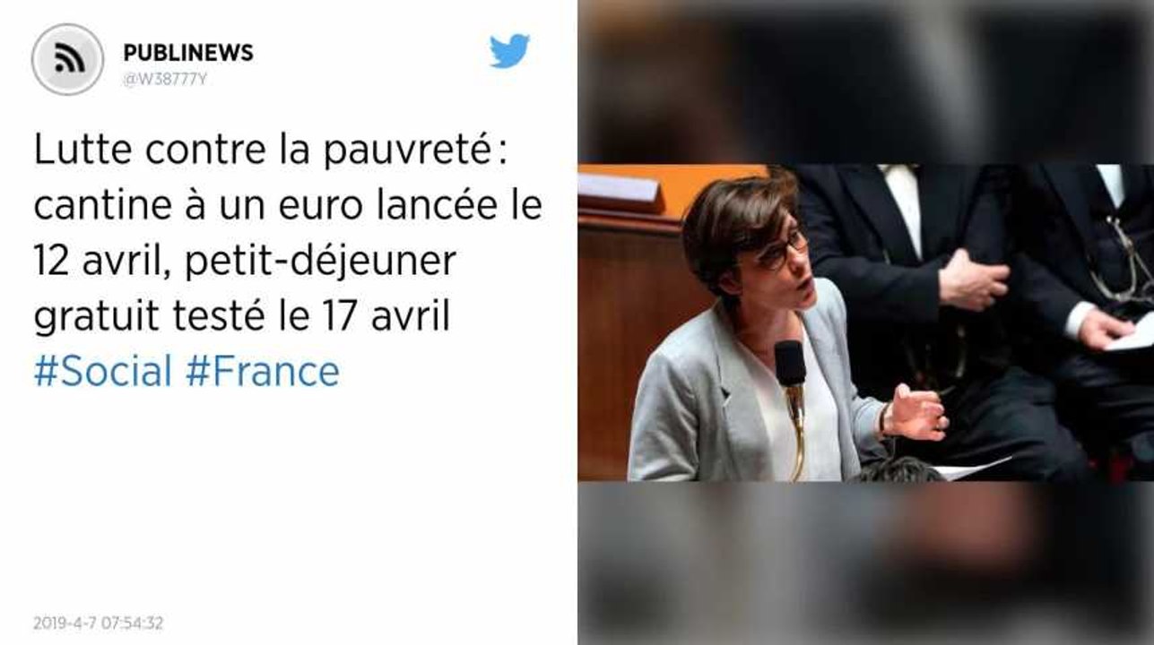 Lutte contre la pauvreté. Petit-déjeuner gratuit et cantine à 1 euro testés dès ce mois-ci