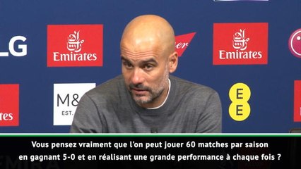 FA Cup - Guardiola : "On ne peut pas gagner tous nos matches 5-0"