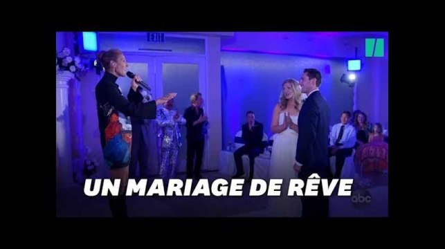 Céline Dion a fait la plus belle surprise à ce couple pendant leur mariage
