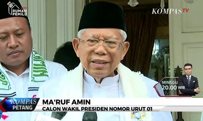 Ma’ruf Amin: Target 60% Suara di Banten