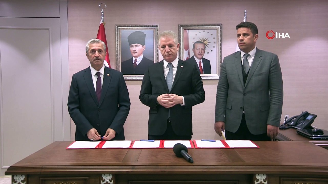 Tahmazoğlu ve Vali Gül kan bağışı protokolü imzaladı