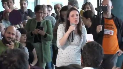 Irene Montero contra las "cloacas del Estado".