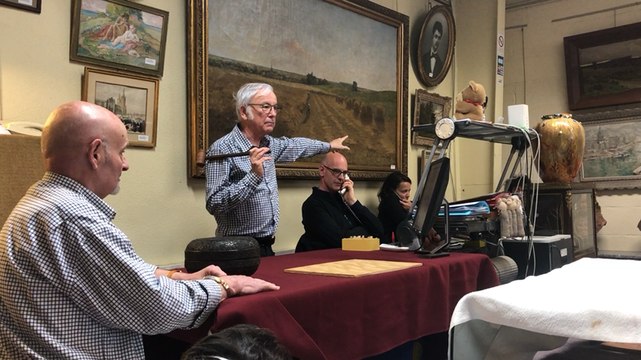 Vente aux enchères d’une boîte en laque de Chine